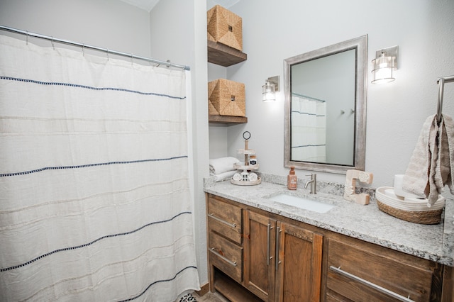 full bathroom with vanity