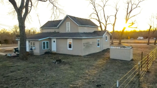 view of property exterior featuring cooling unit