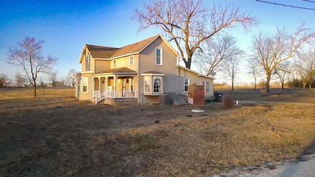 view of side of property