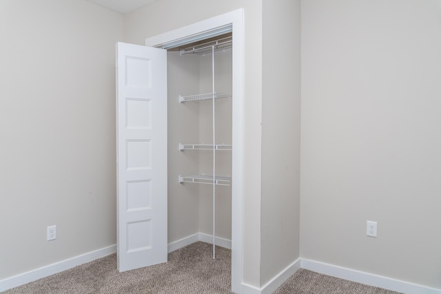 view of closet