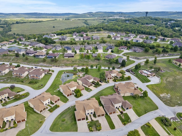 bird's eye view featuring a residential view