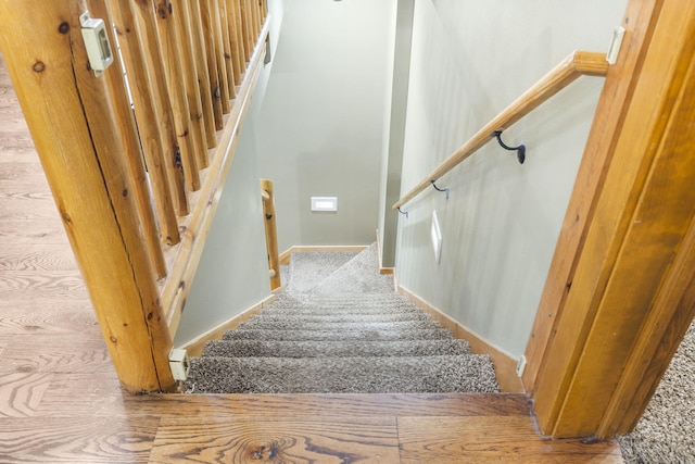 view of staircase