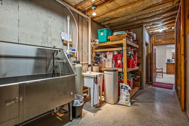 view of storage room