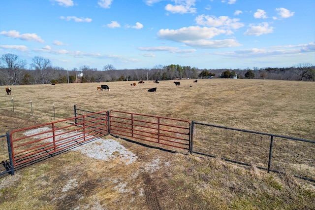 15221 Cleveland Rd, Houston, MO 65483 - view of yard featuring a rural view and fence