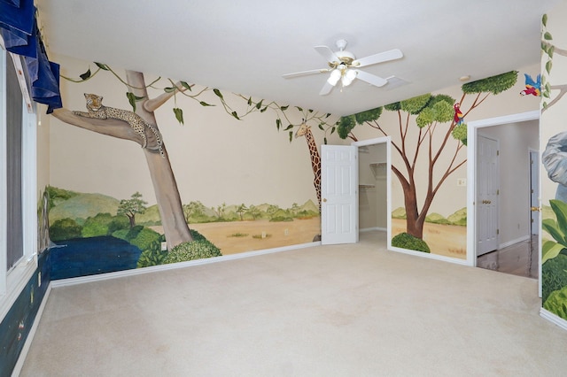 view of patio / terrace featuring ceiling fan