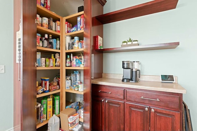 view of pantry