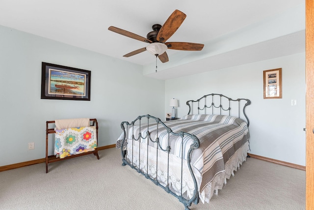 230 Temple Ln, Shell Knob, MO 65747 - bedroom with a ceiling fan, carpet, and baseboards