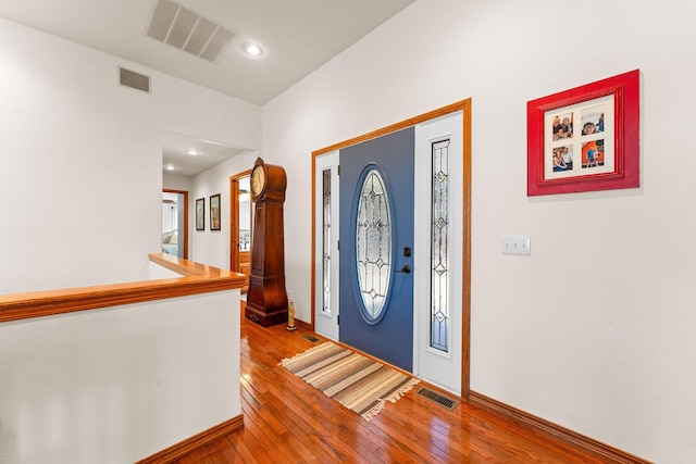 230 Temple Ln, Shell Knob, MO 65747 - entrance foyer with wood-type flooring, visible vents, and baseboards