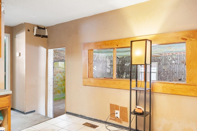 interior space featuring visible vents and tile patterned floors