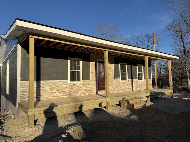 view of front of home