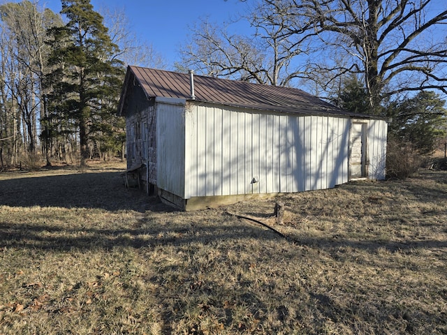 view of outbuilding featuring an outdoor structure