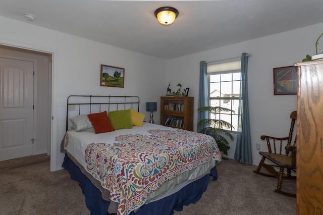 bedroom with carpet flooring