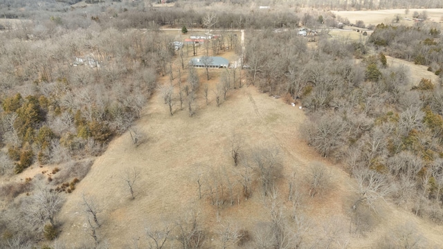 bird's eye view with a rural view