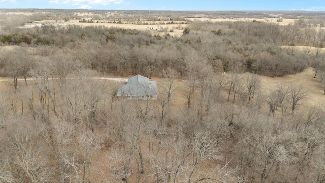 drone / aerial view featuring a rural view