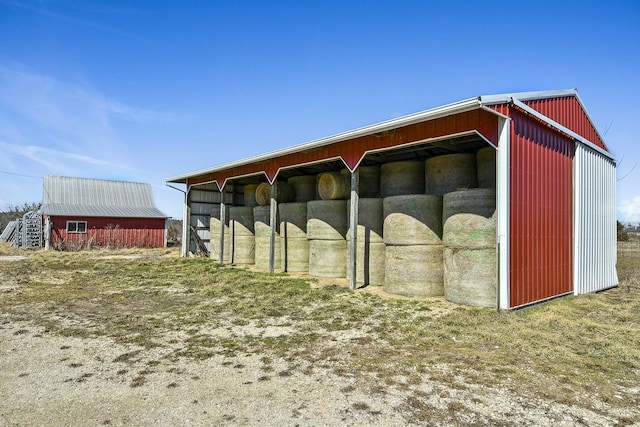 view of stable