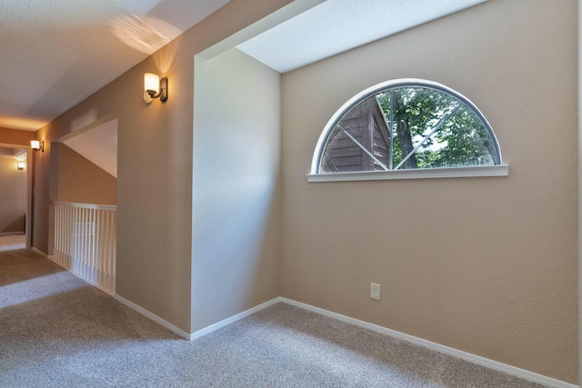 bonus room with carpet flooring and baseboards