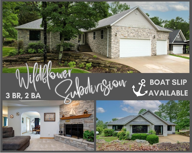 245 Wildflower Rd, Kimberling City, MO 65686 - view of marketing collateral with multiple images