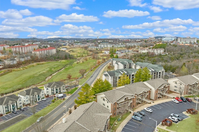 aerial view featuring a residential view