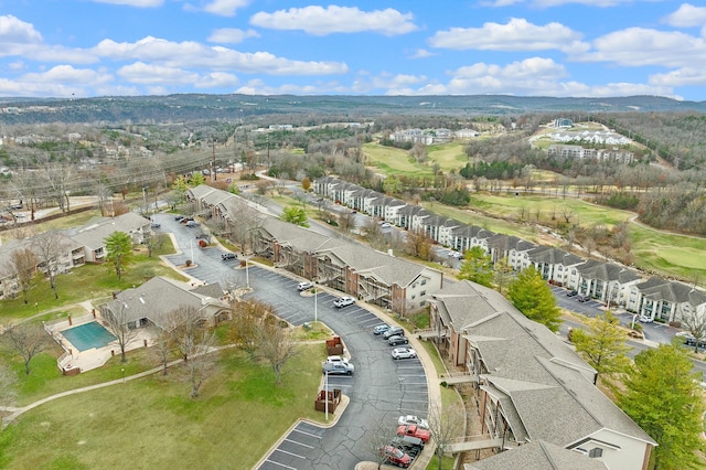 birds eye view of property featuring a residential view