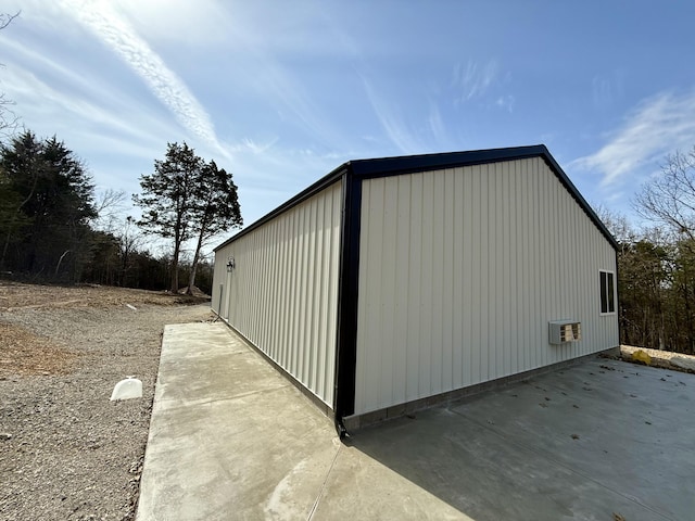 view of outbuilding