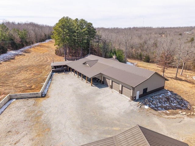 80 Serenity Ct, Gepp, AR 72538 - aerial view featuring a forest view