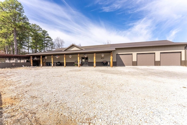 80 Serenity Ct, Gepp, AR 72538 - view of front of property with an attached garage and gravel driveway