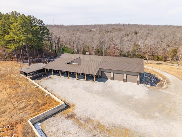 80 Serenity Ct, Gepp, AR 72538 - bird's eye view featuring a view of trees