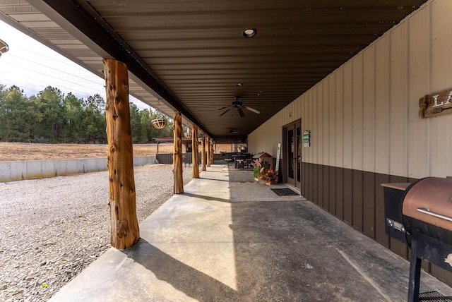 80 Serenity Ct, Gepp, AR 72538 - view of patio / terrace featuring a grill and a ceiling fan