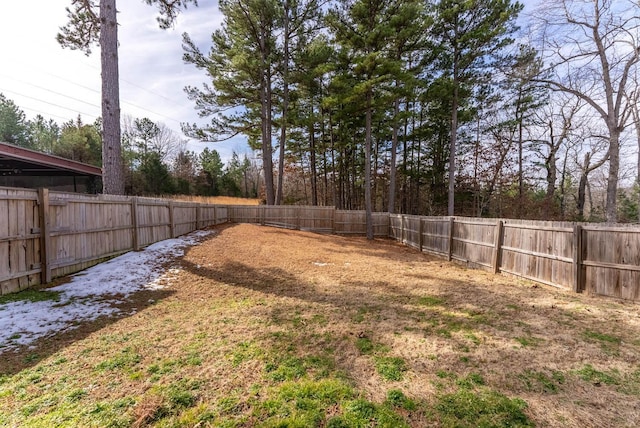 80 Serenity Ct, Gepp, AR 72538 - view of yard featuring a fenced backyard
