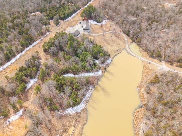 80 Serenity Ct, Gepp, AR 72538 - aerial view featuring a forest view