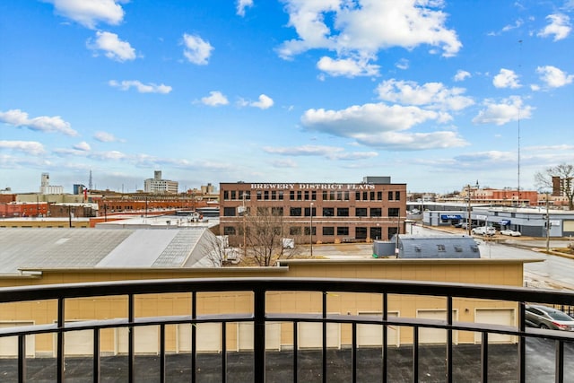 exterior space with a view of city