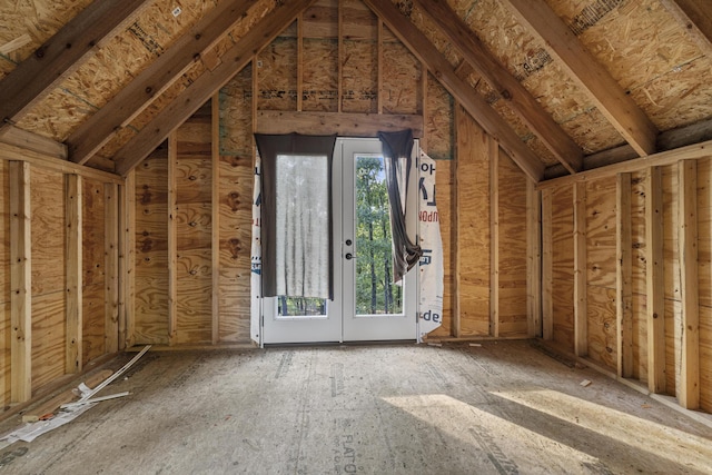 view of storage room