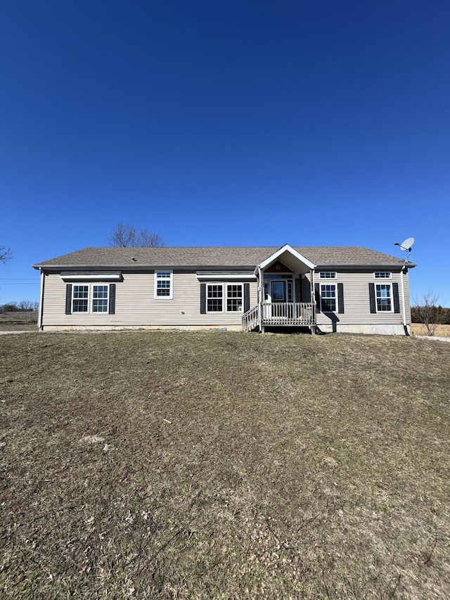 view of front of home