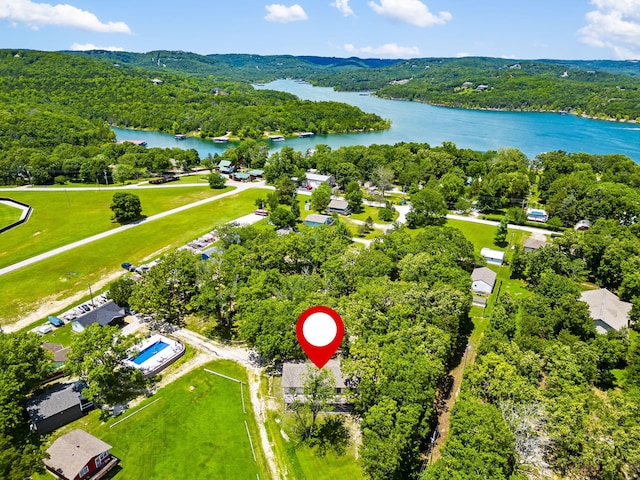 9 View Table Rock Lndg Unit 12, Branson West, MO 65737 - drone / aerial view of a nearby body of water and a forest
