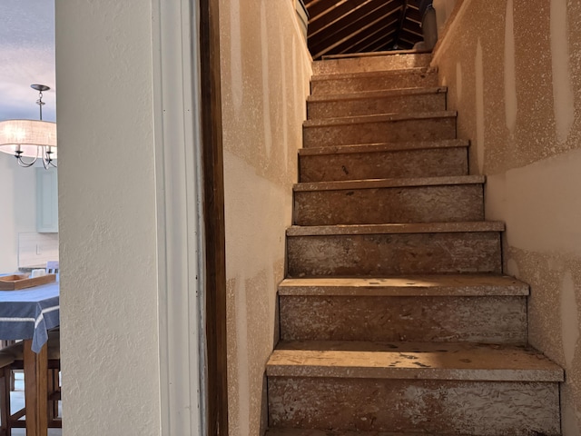 view of staircase