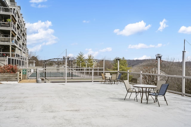 view of patio / terrace featuring outdoor dining space