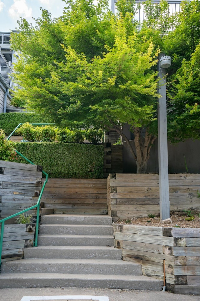 view of staircase