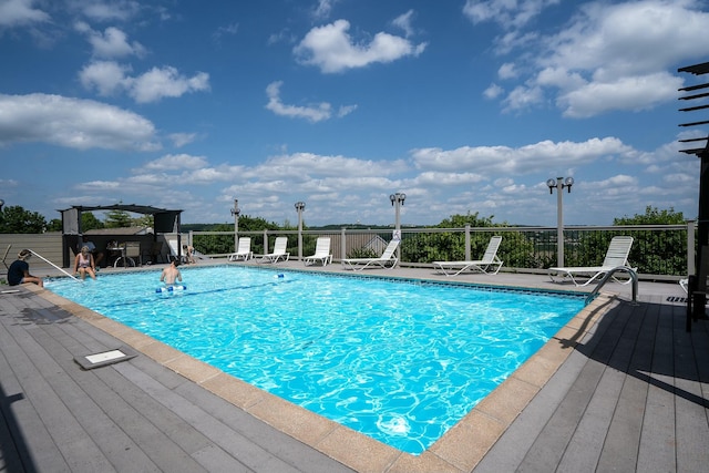 view of community pool