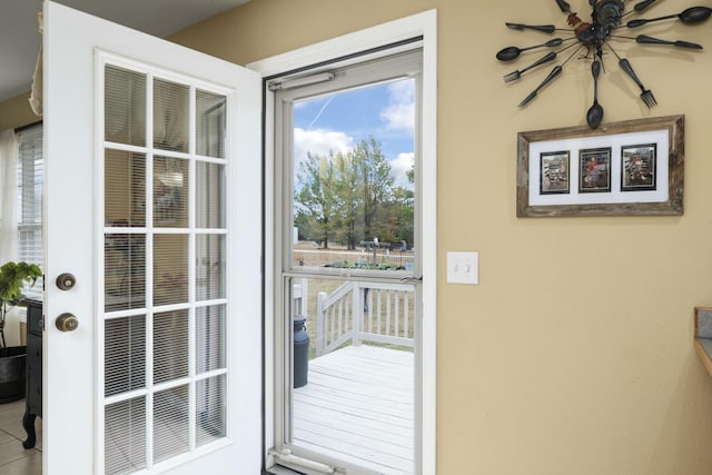 view of doorway