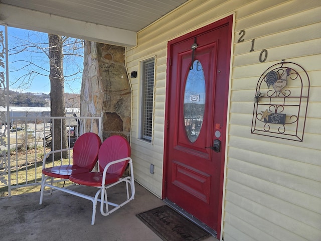 view of property entrance