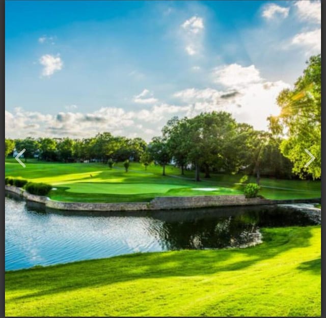 109 Lancashire Dr, Branson, MO 65616 - view of community featuring view of golf course, a water view, and a lawn