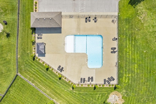4427 E Kentbrook Dr, Springfield, MO 65802 - aerial view of property and surrounding area with a pool