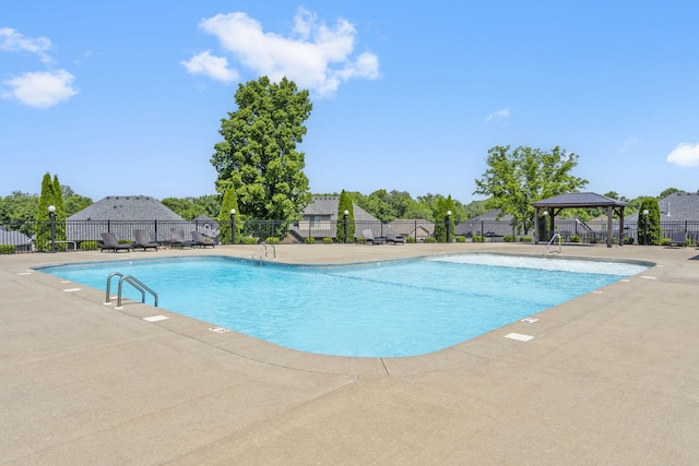 4427 E Kentbrook Dr, Springfield, MO 65802 - community pool with a gazebo and a patio area