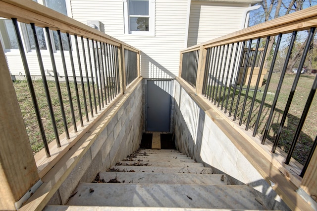 view of staircase