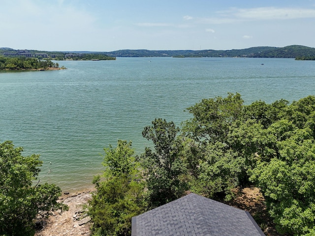 view of water feature