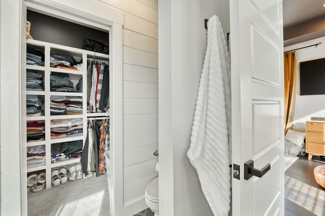 view of closet