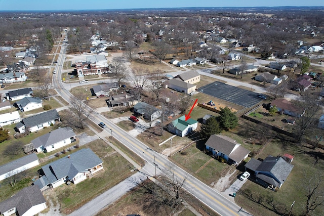 birds eye view of property featuring a residential view