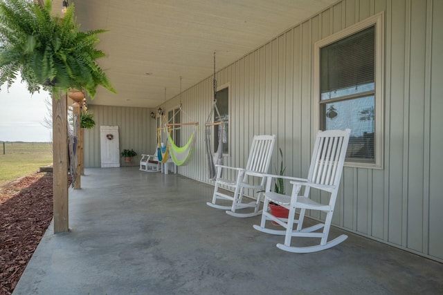 view of patio / terrace featuring a porch