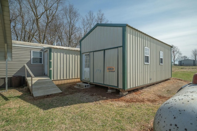 view of outbuilding featuring an outdoor structure