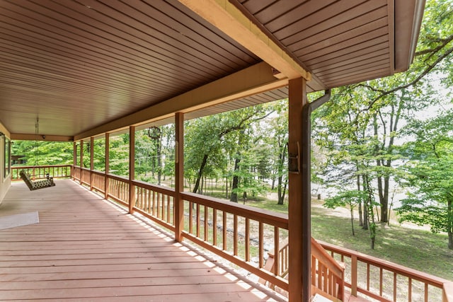 24311 Raintree Ln, Shell Knob, MO 65747 - deck featuring a porch